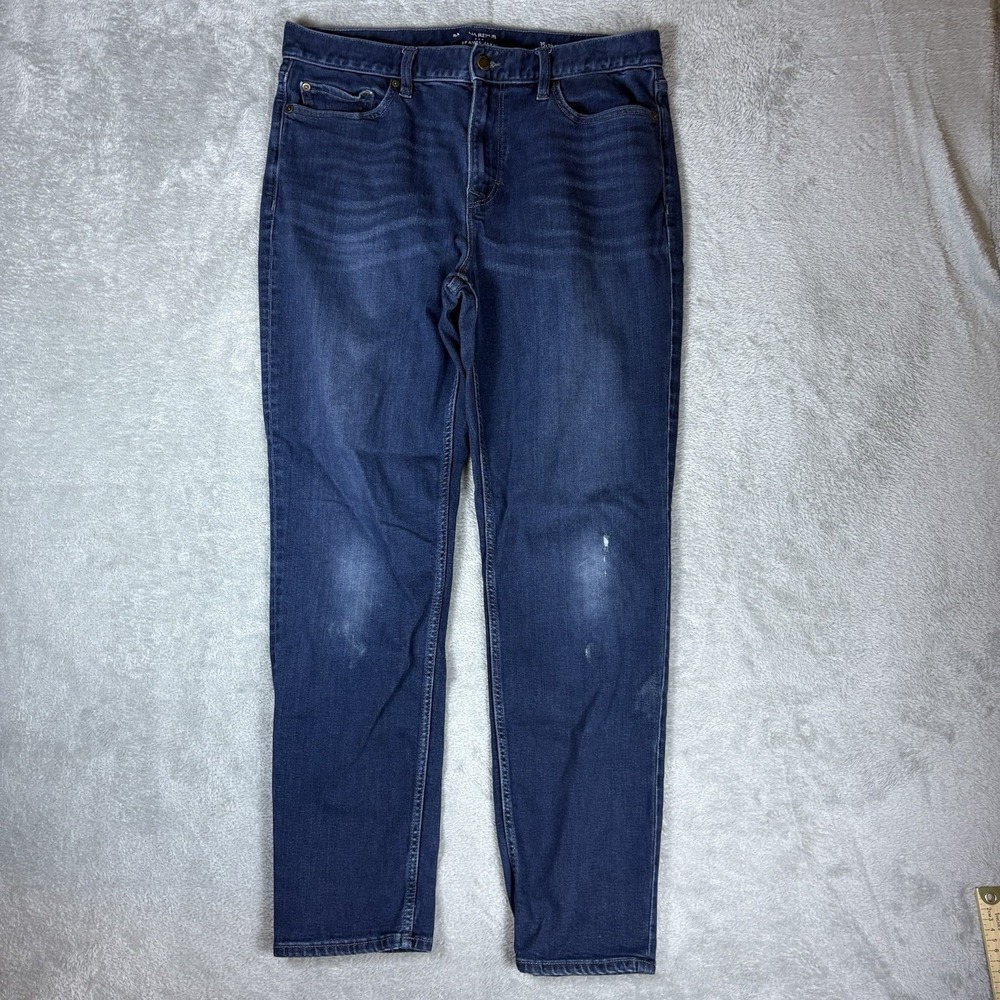 Banana Republic Travel Jean Mens Size 35x32 (Fits 35x30) Athletic Fit Blue